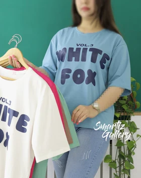 تیشرت باکسی White