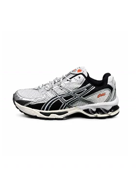 کفش کتانی مردانه مدل اسیکس طوسی سفید کرم ASICS