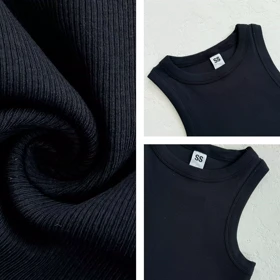 تاپ کراپ زنانه کبریتی مشکی