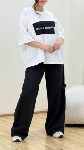 ست تیشرت وشلوار دنس گلکسی