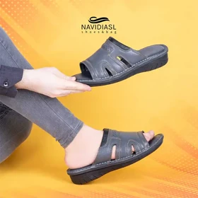 صندل مردانه چرم شهروز طبی کد 1500013