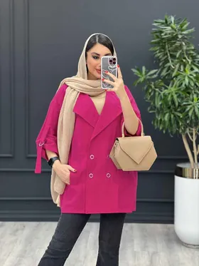 مانتو چهار دکمه آستین سگک