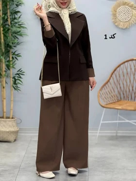 3453-کت و شلوار مزونی نیکو