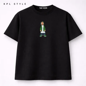 تیشرت طرح مینیمال قواره لش | %100 پنبه گرم بالا کد 1260