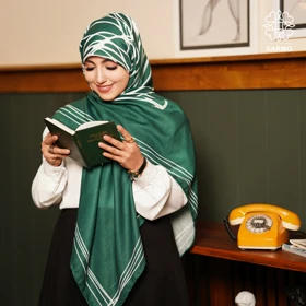 روسری نخ پنبه رزا