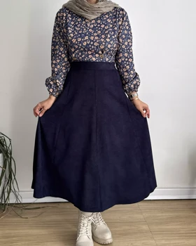 دامن مخمل کبریتی پینار