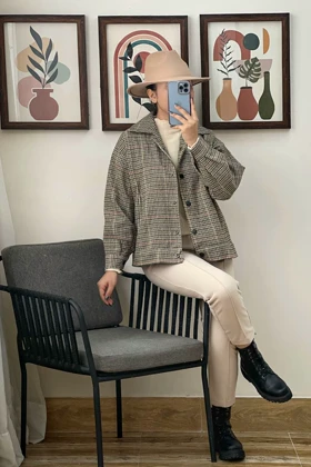 کت پشمی جیب فیلتاب کد 3167