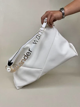 کیف زنانه بزرگ وانگ دسته مارک alexanderwang کد 1597 (سفید)