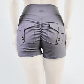 شورتک کارگو ورزشی زنانه آدیداس مدل A-3115 بنفش روشن