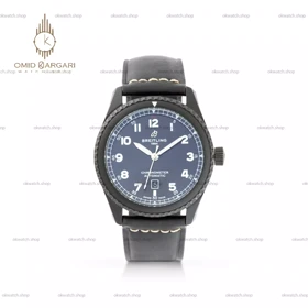 ساعت مچی برایتلینگ اتوماتیک بند مشکی صفحه مشکی Breitling