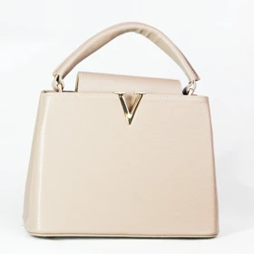 کیف دستی زنانه سوده رنگ کرم کد 5702