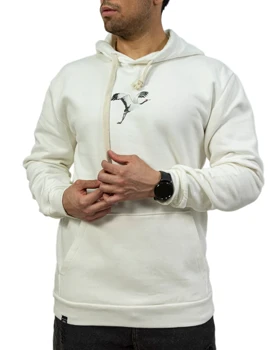 هودی اسپرت مردانه رنگ شیری طرح چاپی مدل پلیکان کد 26270