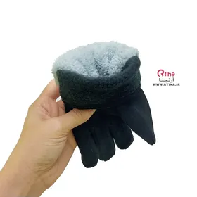 دستکش زمستانه شیک زنانه لمسی/ مشکی