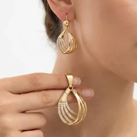 نیم ست زنانه طرح کارتیه ژوپینگ، ظرافت در یک نگاه Xuping