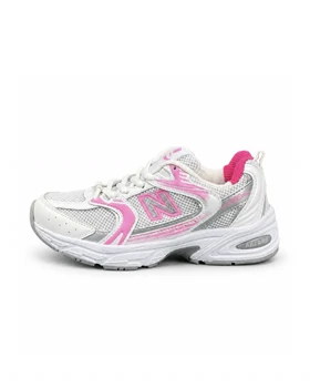 کتانی زنانه مدل نیوبالانس 530 سفید صورتی (کیفیت درحد مستر) New Balance