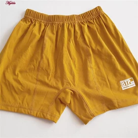 شورت پادار مردانه برهان تن پوش مدل پنبه‌ای خردلی کد 1004