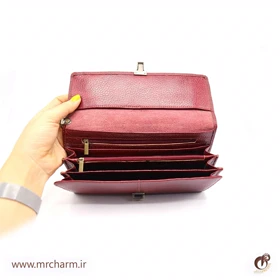 کیف پول لوکس چرم زنانه mrc131-16