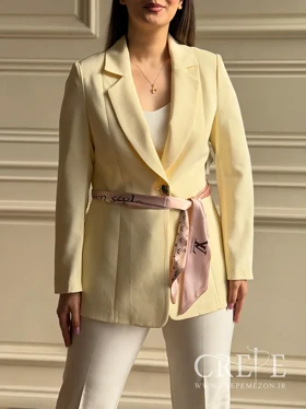 کت تک دکمه کمردار دیور