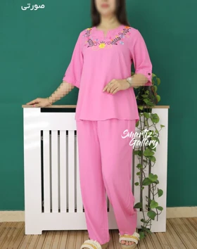 ست بلوز شلوار رنگی