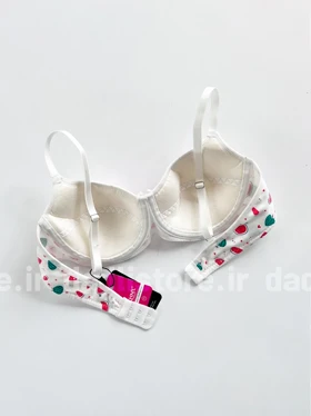 سوتین تک اسفنجی فنر دار نخ پنبه طرح هندوانه Hnx