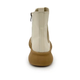 کفش نیم بوت زنانه مدل Stradivarius Flat Ankle Boots - BTC0120