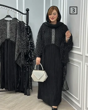 پیراهن رویه دار مزونی ژیلا