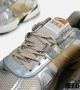 کفش کتانی مردانه و زنانه سفید کرم نقره ای Nike cushlon