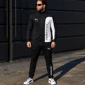 ست سویشرت شلوار مردانه مشکی مدل MotorSport