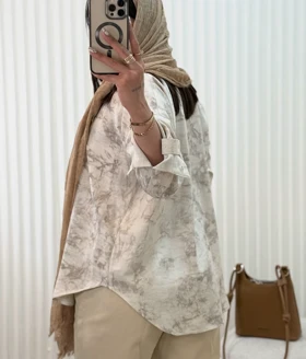 شومیز نخی طرح‌دار