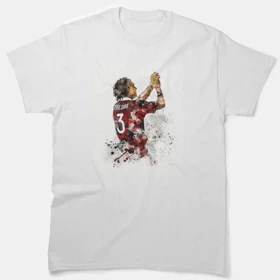 تیشرت لانگ ورزشی آ.ث میلان تیشرت لانگ Ac milan طرح Paolo Maldini Classic