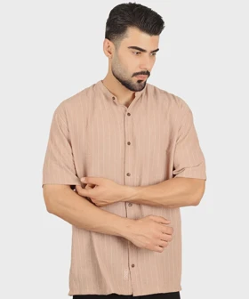 پیراهن لش مردانه یقه دیپلمات راه راه 2648