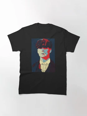 تیشرت کلاسیک پیکی بلایندرز تیشرت peaky blinders طرح Tommy Shelby