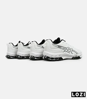 کفش کتانی مردانه سفید مشکی ASICS GORETEX
