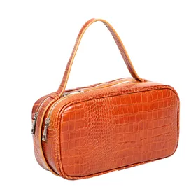 کیف دستی چرمی مدل شوز بگ سه زیپ SB0218
