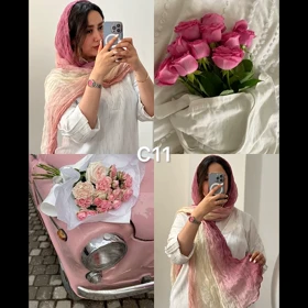 شال چروک طیفی وارداتی کد862