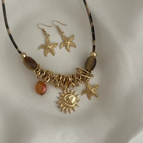 ست گوشواره و گردنبند تابستانی