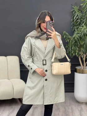 بارانی سه دکمه یقه دوبل