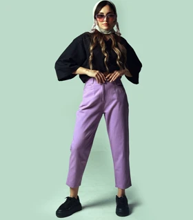 شلوار کتان Pinki 90125 در دو رنگ
