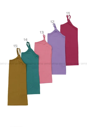 تاپ دوبند ساده رنگی کوچک