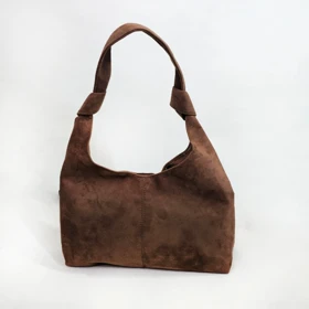 کیف دوشی زنانه جیر مدل گره‌ای دوتکه کد 9600