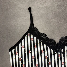 ست تاپ و شورتک دانتل دار اکلیلی خرگوش