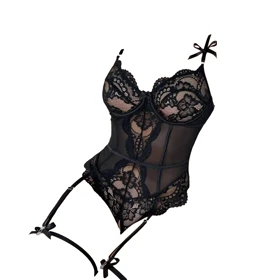 بادی فنردار فاق باز مشکی برند سیسنت کد 5192