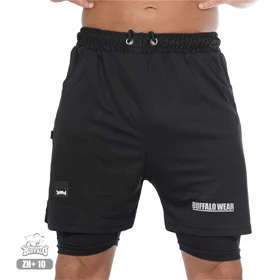 شلوارک کشاله دار بوفالو بدنسازی رنگ بندی