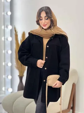 مانتو کتان دو جیب بنیتا