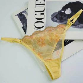 شورت گل زرد برندپدلی با بند قابل تنظیم کد 425 زرد