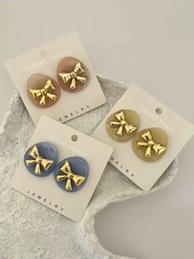 گوشواره BOW AND STONE