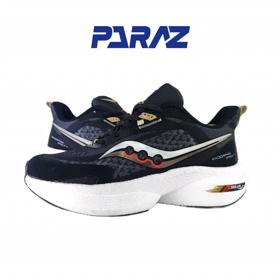 کفش اسپرت مردانه برند ساکونیSaucony مدل اورلایف زیره کربن مشکی کد 175