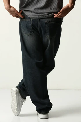 شلوارجین نیم بگ مردانه