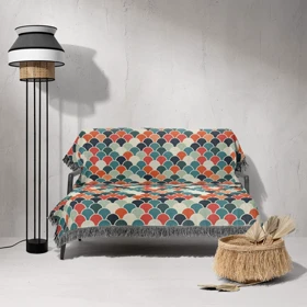 شال مبل ریش دار classic 374