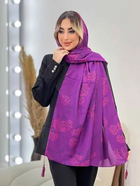 شال طرح شکوفه